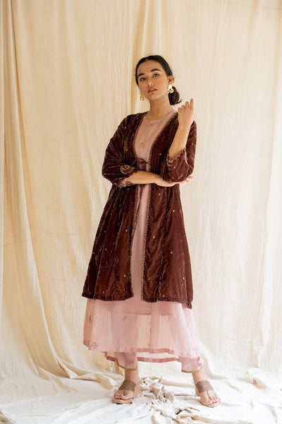 Brown Chaand Jacket Fashion Nirjara