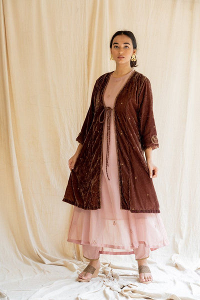 Brown Chaand Jacket Fashion Nirjara