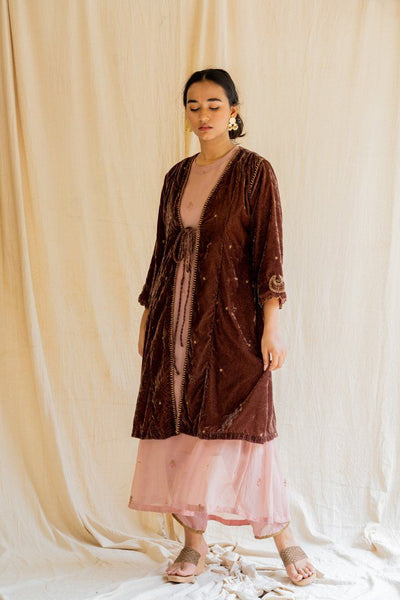 Brown Chaand Jacket Fashion Nirjara