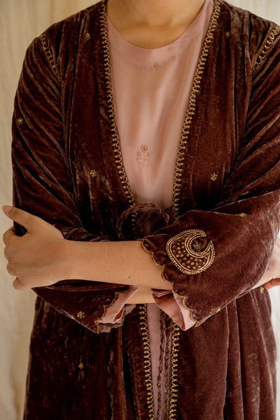 Brown Chaand Jacket Fashion Nirjara