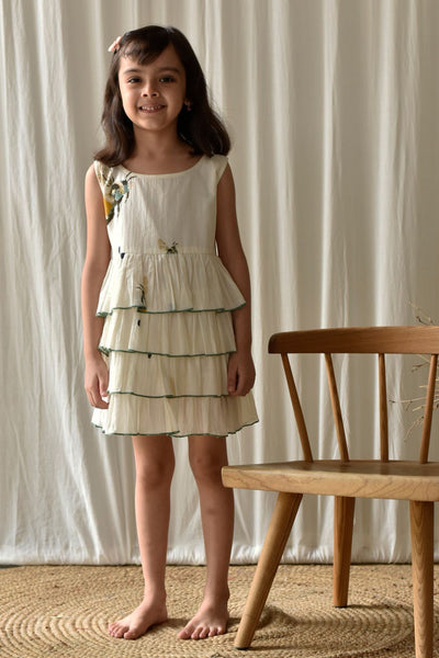 Busy Bee Frock Fashion Khara Kapas Kids