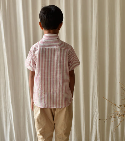 Candy Stripe Shirt Fashion Khara Kapas Kids