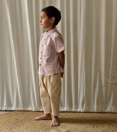 Candy Stripe Shirt Fashion Khara Kapas Kids