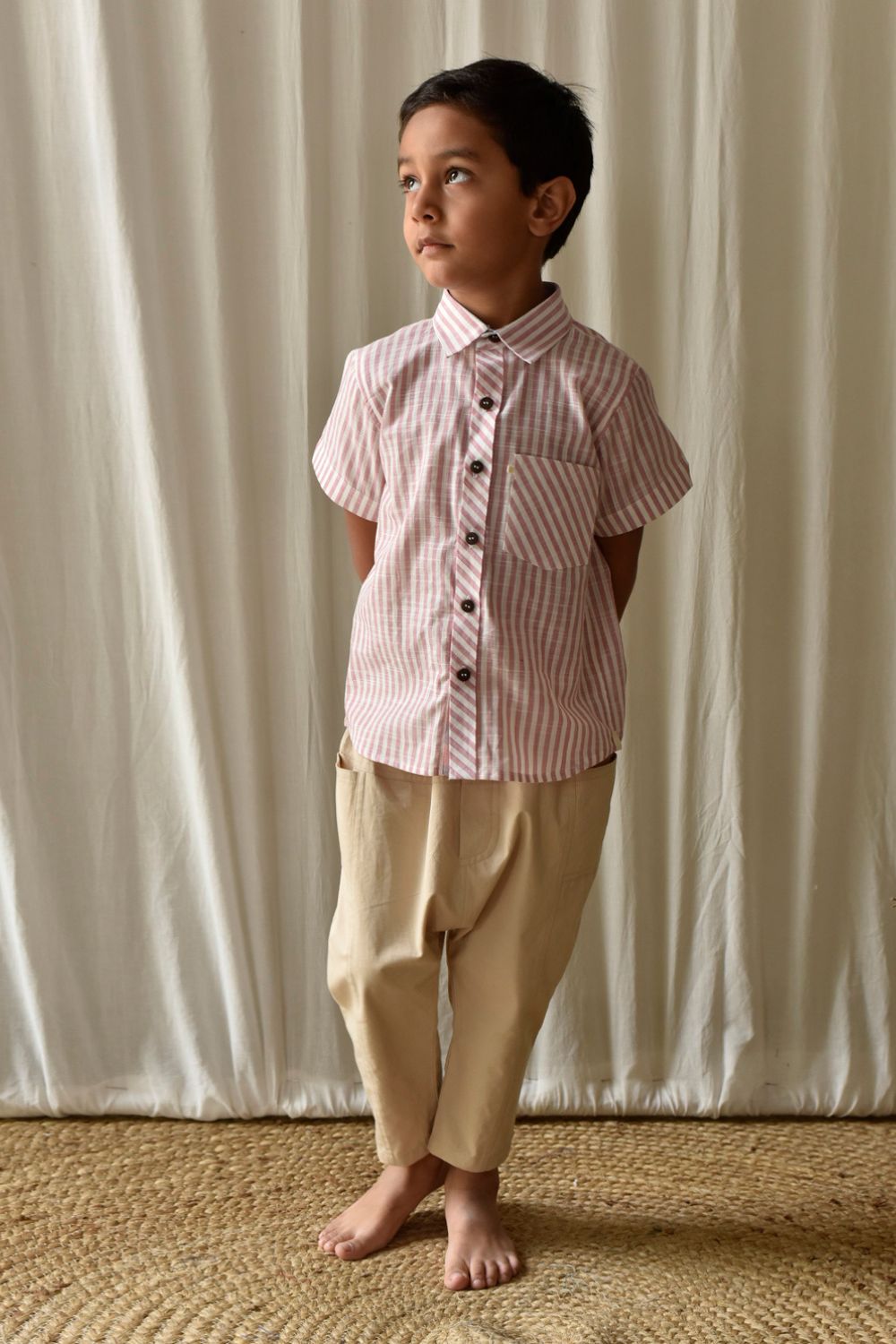 Candy Stripe Shirt Fashion Khara Kapas Kids 