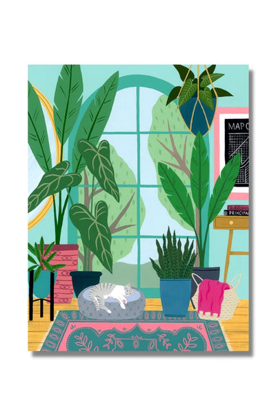 Cat Nap Fine Art Print Fine Art Print Art Em+Co Art