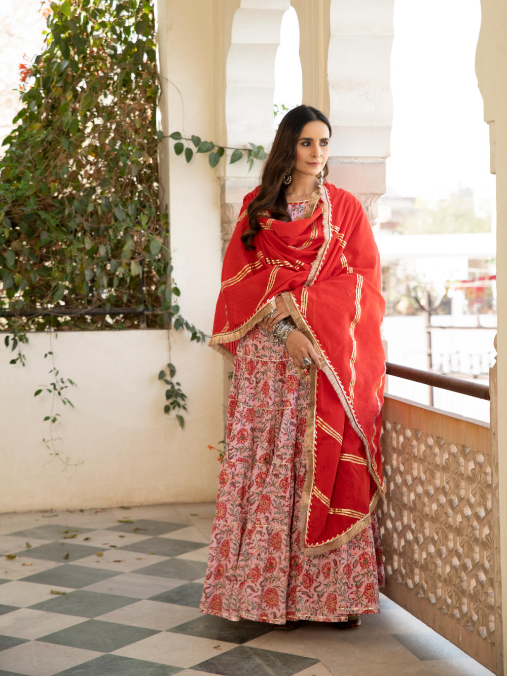 Chaand Inaya Gudhal Skirt Set Fashion Maison Shefali