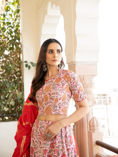 Chaand Inaya Gudhal Skirt Set Fashion Maison Shefali