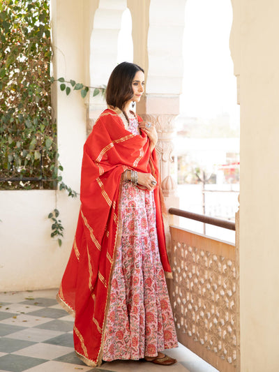 Chaand Inaya Gudhal Skirt Set Fashion Maison Shefali