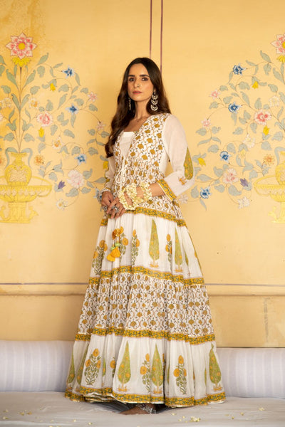 Chaand mughal baagh jacket set Fashion Maison Shefali