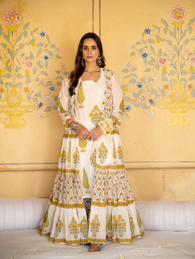 Chaand mughal baagh jacket set Fashion Maison Shefali