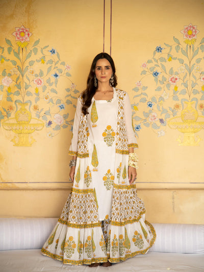 Chaand mughal baagh jacket set Fashion Maison Shefali