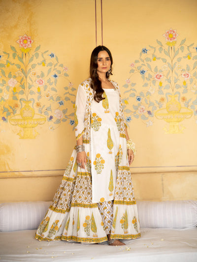 Chaand mughal baagh jacket set Fashion Maison Shefali