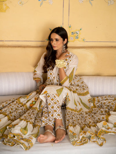 Chaand mughal baagh jacket set Fashion Maison Shefali