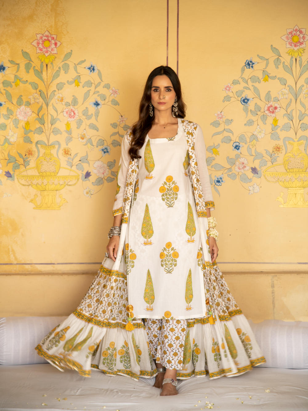 Chaand mughal baagh jacket set Fashion Maison Shefali