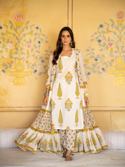 Chaand mughal baagh jacket set Fashion Maison Shefali