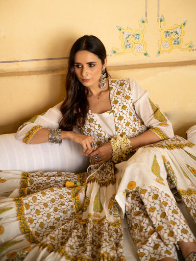 Chaand mughal baagh jacket set Fashion Maison Shefali