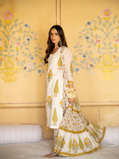 Chaand mughal baagh jacket set Fashion Maison Shefali