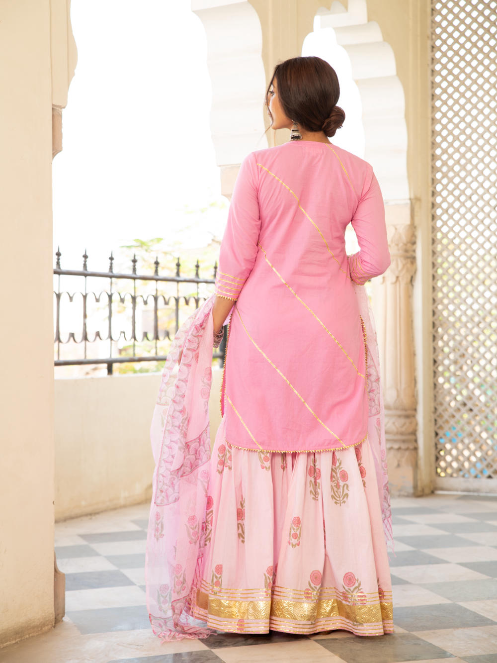 Chaand sharanya gulabi Fashion Maison Shefali