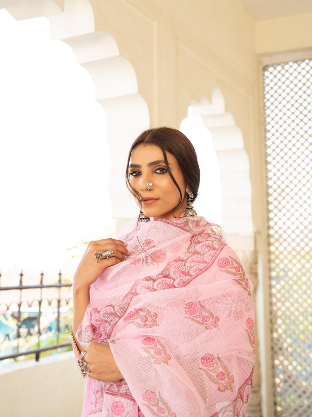 Chaand sharanya gulabi Fashion Maison Shefali