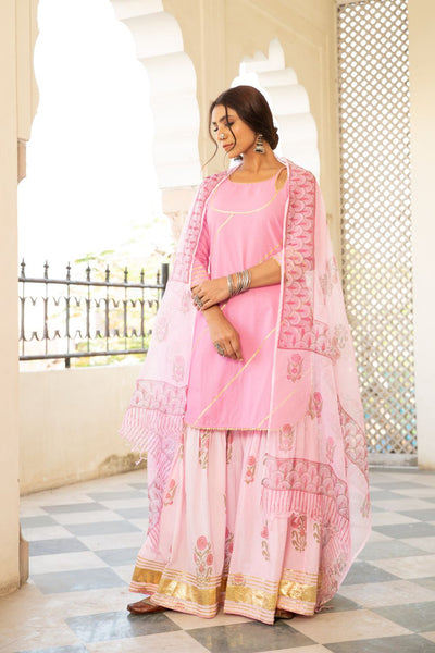 Chaand sharanya gulabi Fashion Maison Shefali