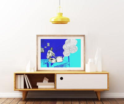 Chaiwala (Tea seller) Print Art Zoya Chaudhary 