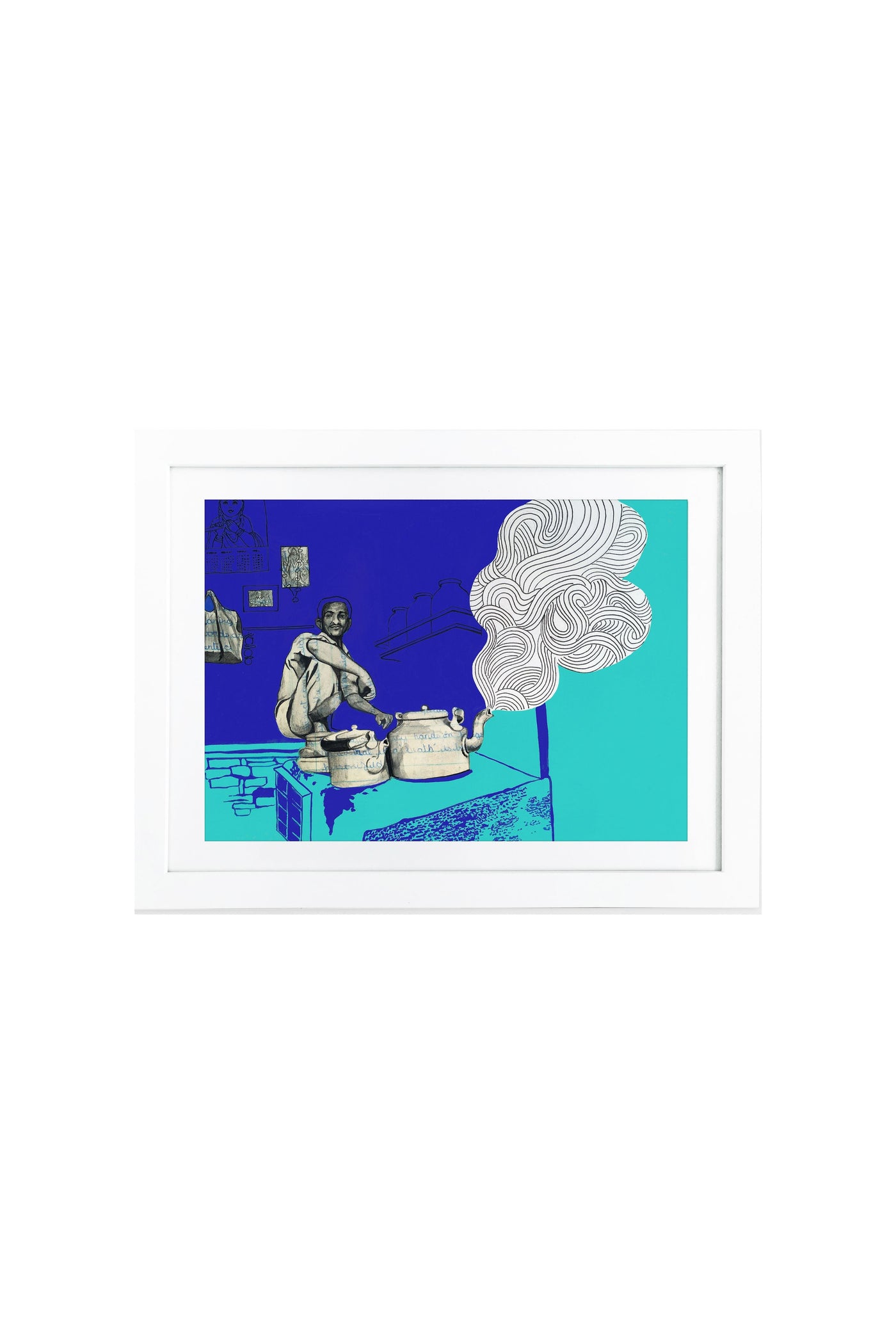Chaiwala (Tea seller) Print Art Zoya Chaudhary 