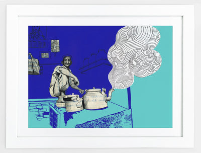 Chaiwala (Tea seller) Print Art Zoya Chaudhary 
