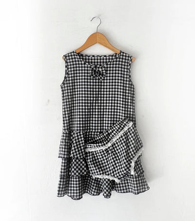 CheckMate Frock Fashion Khara Kapas Kids