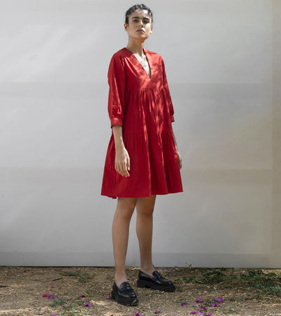 Cherry Frock Fashion Khara Kapas