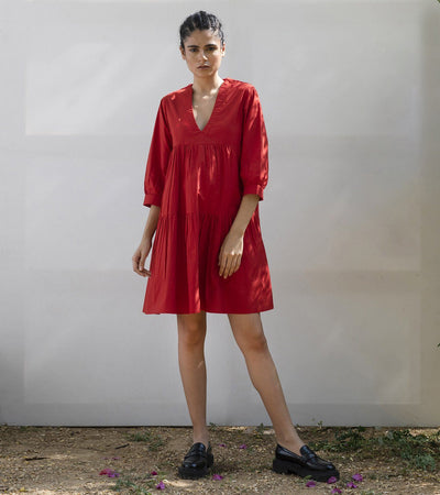 Cherry Frock Fashion Khara Kapas