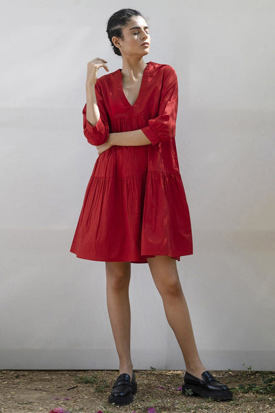 Cherry Frock Fashion Khara Kapas