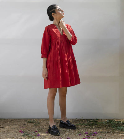 Cherry Frock Fashion Khara Kapas