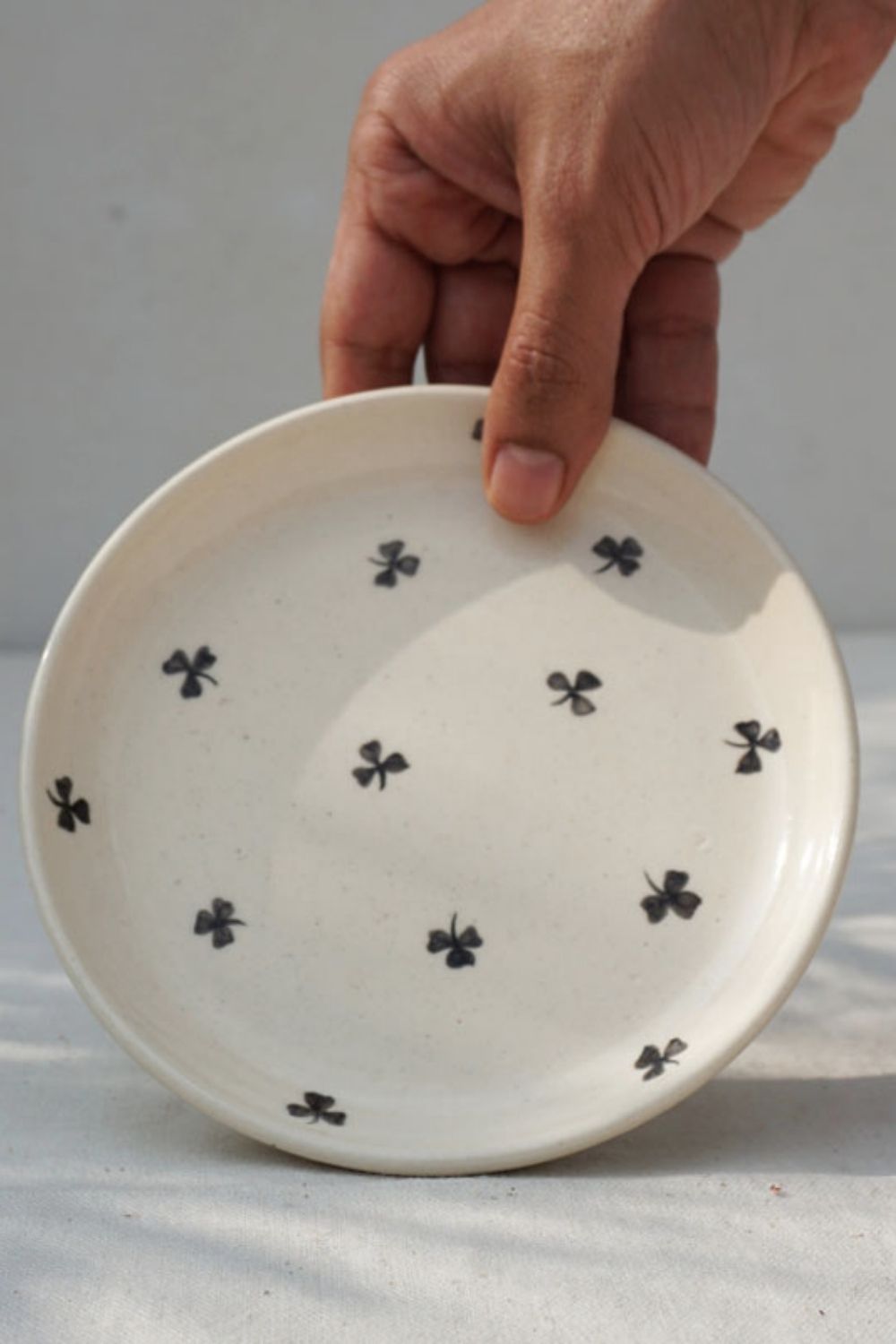 Clover leaf and Pakhi Tapas Plates (Set of 2 ) Home Minimal Indian 