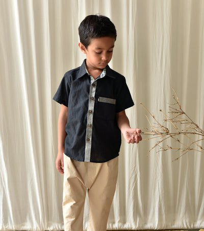 Coal Shirt Fashion Khara Kapas Kids