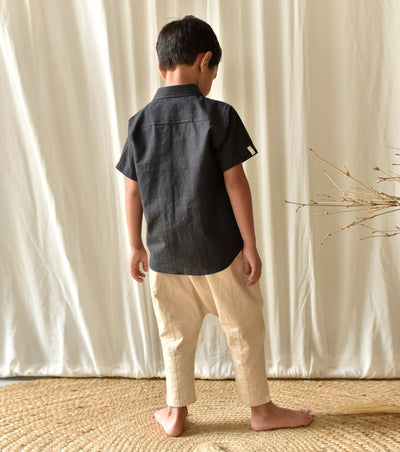 Coal Shirt Fashion Khara Kapas Kids 