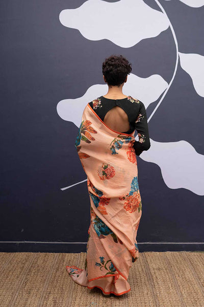 CORFU PEACH SAREE Fashion Yam