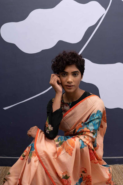 CORFU PEACH SAREE Fashion Yam