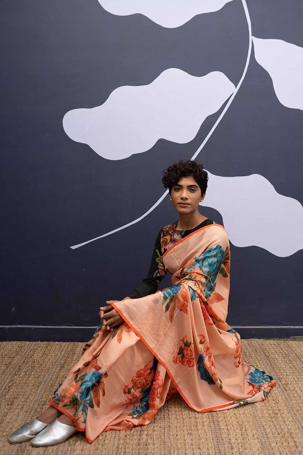 CORFU PEACH SAREE Fashion Yam