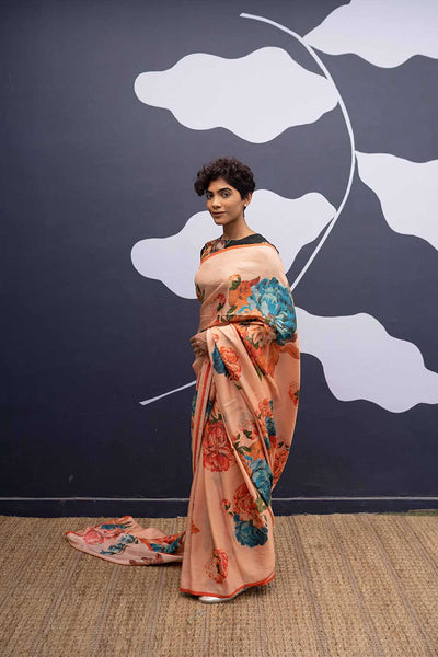 CORFU PEACH SAREE Fashion Yam