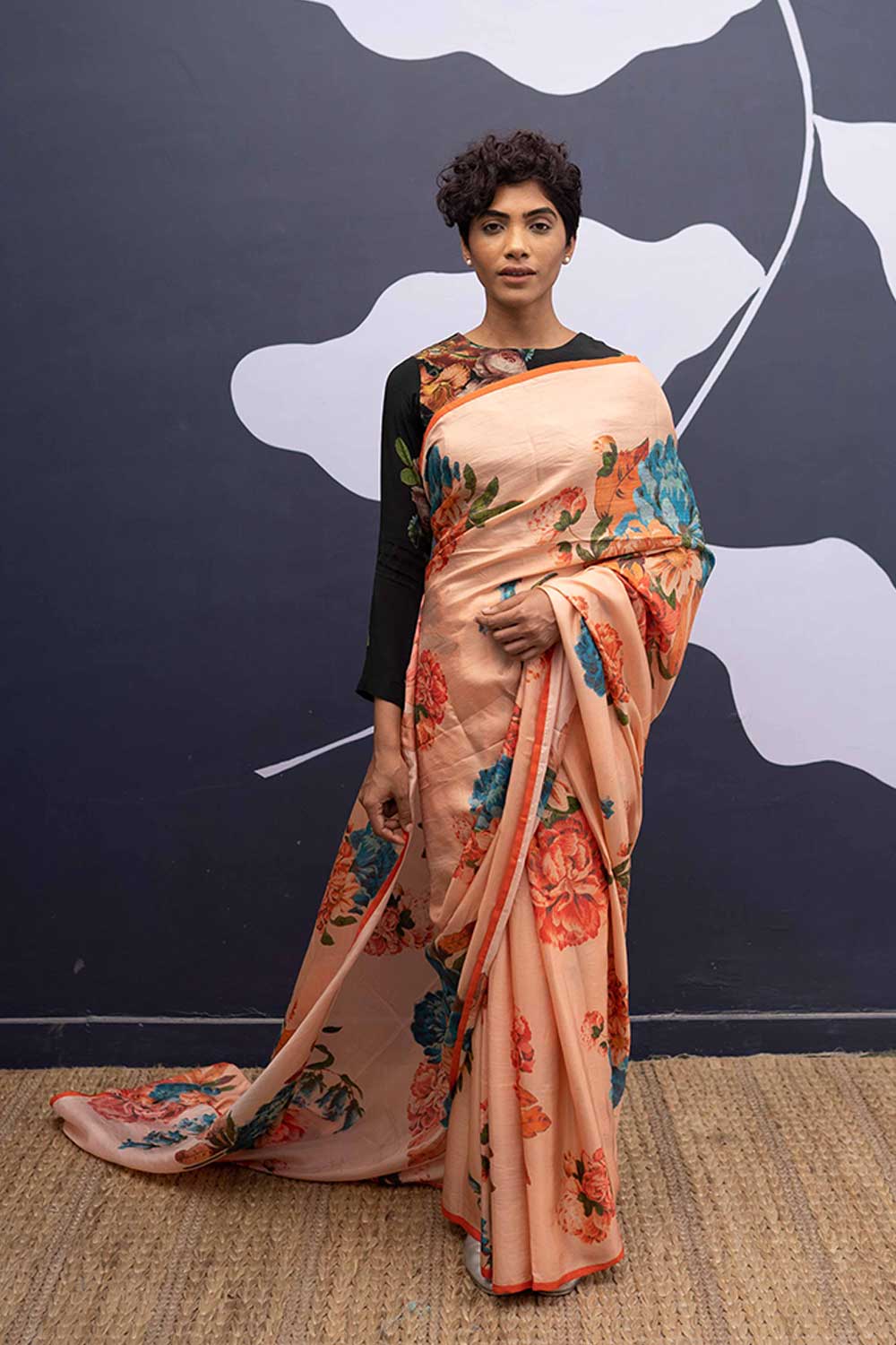 CORFU PEACH SAREE Fashion Yam