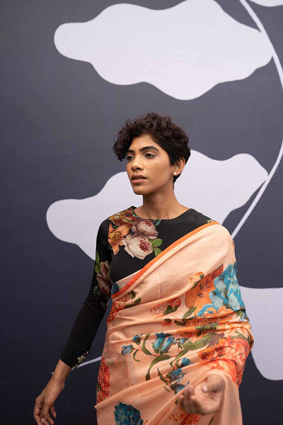 CORFU PEACH SAREE Fashion Yam