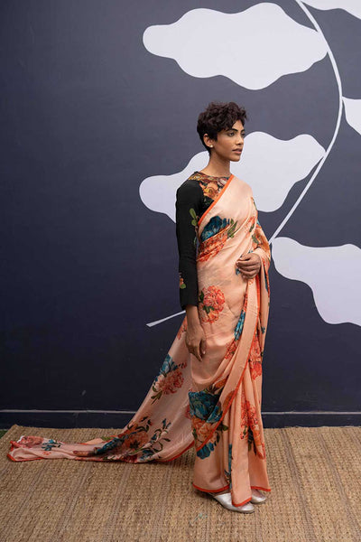 CORFU PEACH SAREE Fashion Yam