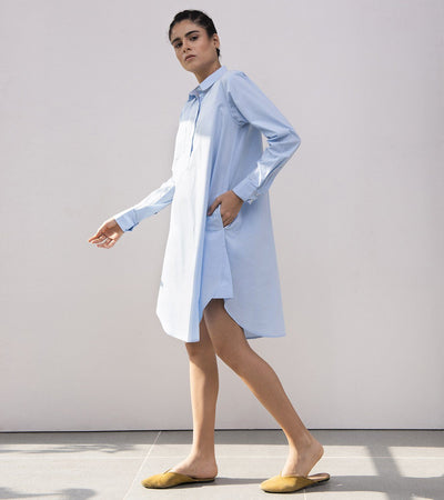 Cornflower A-Line Dress Fashion Khara Kapas