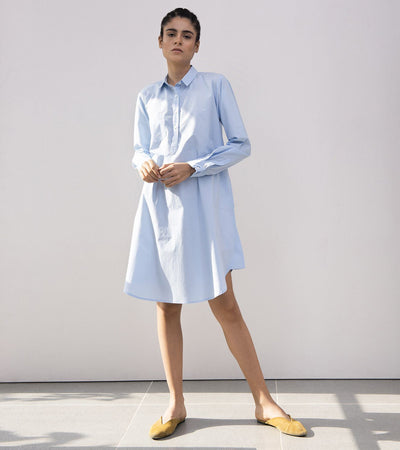 Cornflower A-Line Dress Fashion Khara Kapas
