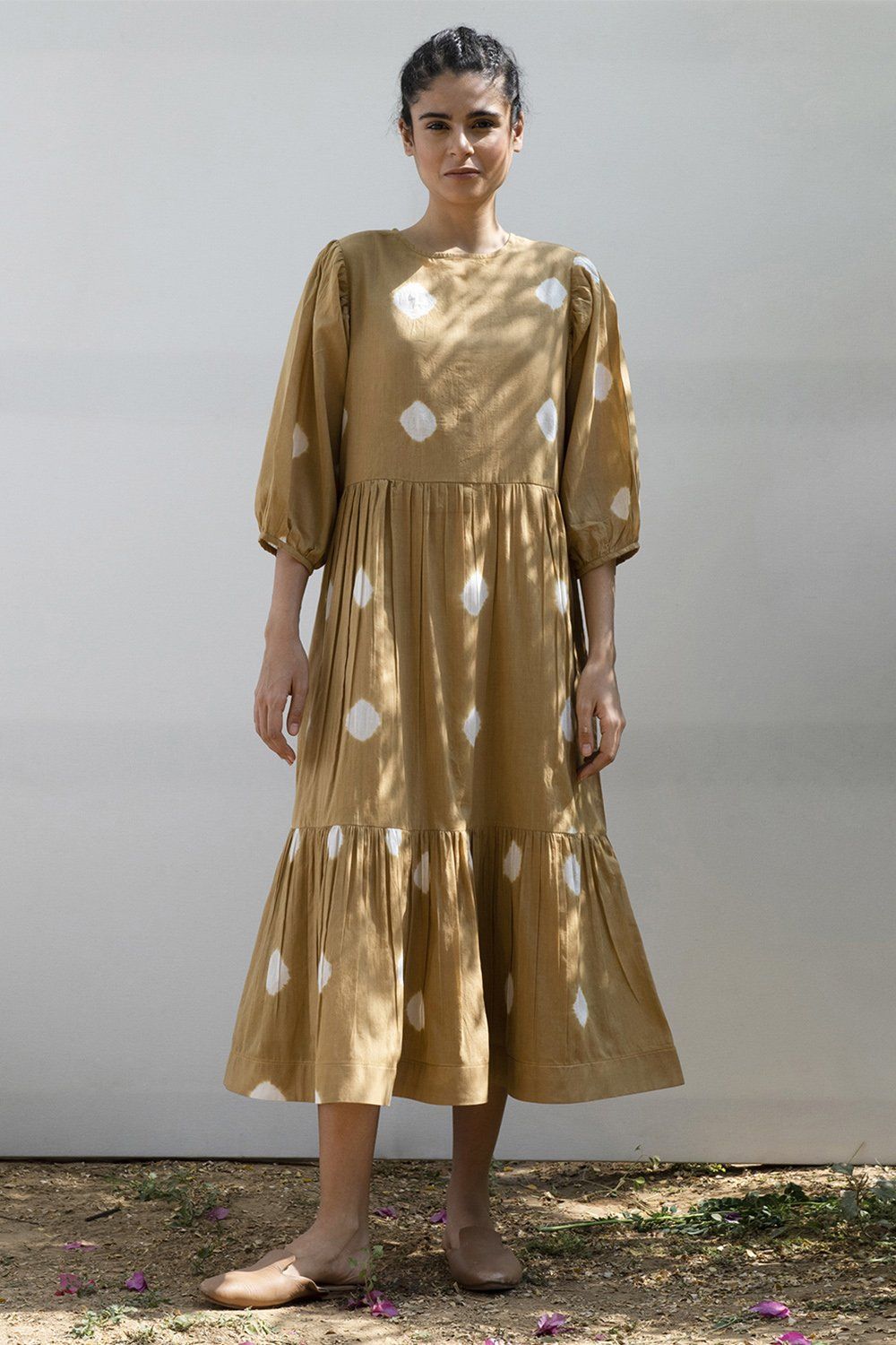 Cottonwood Shibori Dress Fashion Khara Kapas