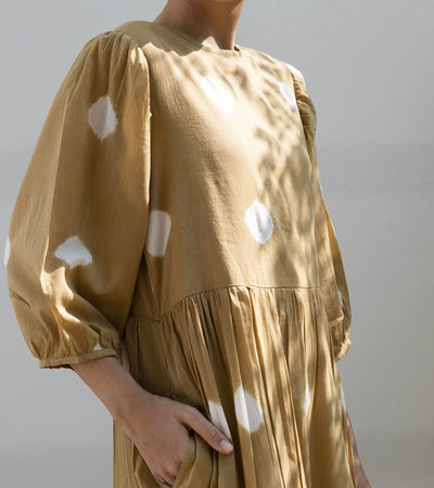 Cottonwood Shibori Dress Fashion Khara Kapas