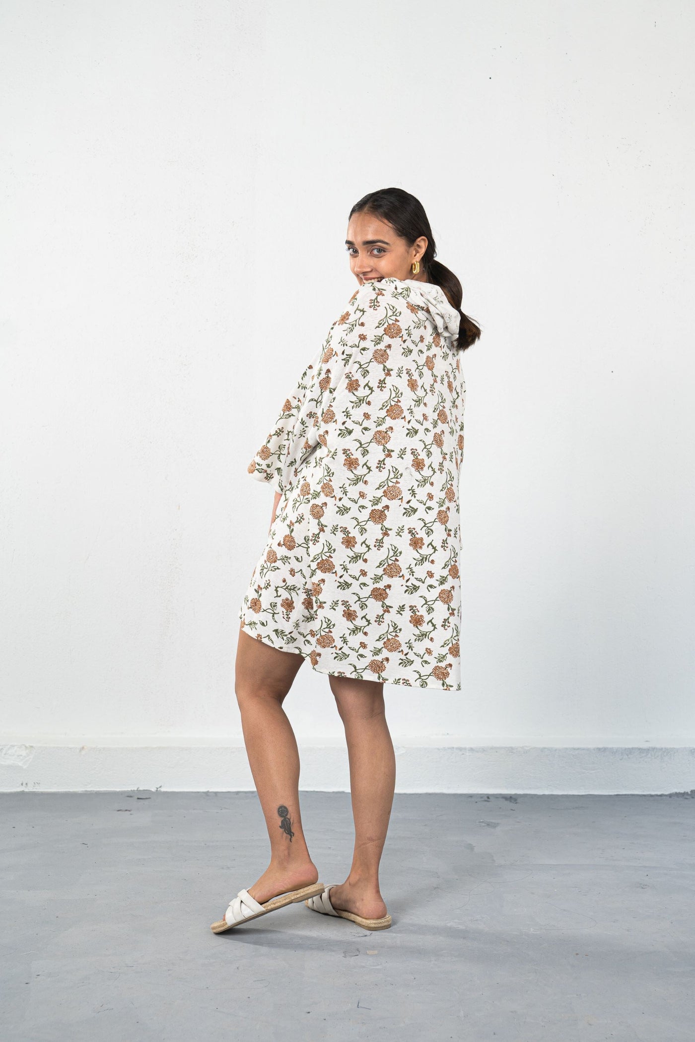 Dahlia Moon hemp hoodie dress Fashion SUI 