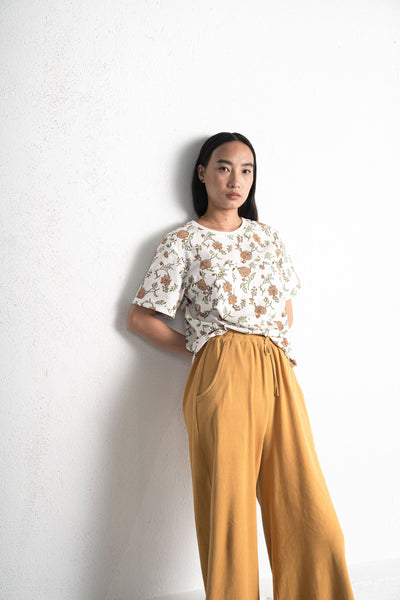 Dahlia Moon organic cotton knit t-shirt Fashion SUI 