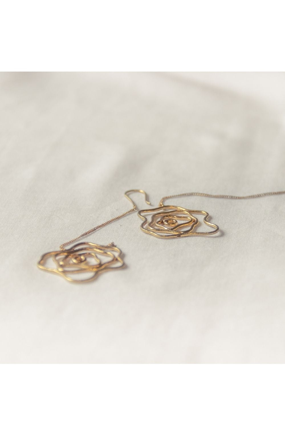 Dancing rose earrings Jewelry Nirjara Jewellery