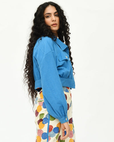 DEEP SPACE CROP JACKET Fashion Rias